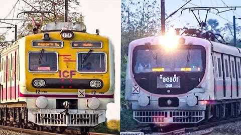 Two Most Unique & Advanced Electric Multiple Unit Trains Of Eastern Railways | Modern Medha+BEML EMU