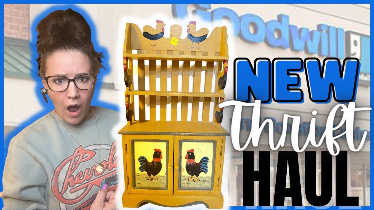 BRAND NEW GOODWILL THRIFT HAUL 2022 | *AMAZING* NEW THRIFTED ITEMS TO ...