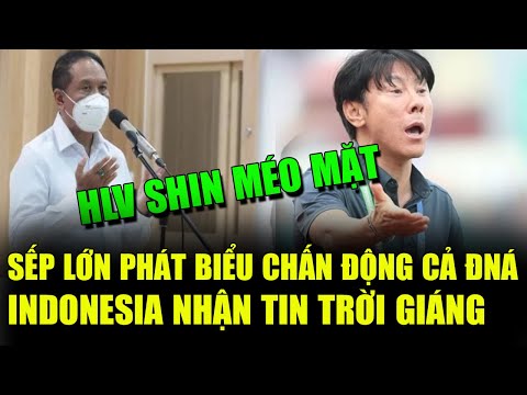 AFF CUP 2022| INDONESIA NHẬN TIN TRỜI GIÁNG, SẾP LỚN PHÁT BIỂU CHẤN ĐỘNG CẢ ĐNÁ