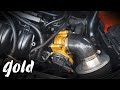 Throttle Body Cleaned and Painted Gold Fiesta ST150 - Episode 14