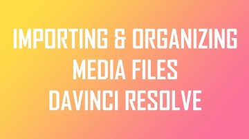 How To Importing Media Files & Organizing in - Davinci Resolve - Tutorial - Hindi