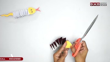 DIY Paper Snake 🐍 | Easy Paper Craft for Kids  | DAD Institute of Design #diy #craft #paper #snake