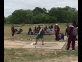 Kevin 53 foot lefty glide shot put