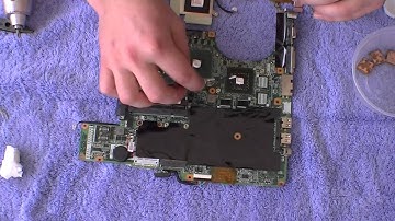 HP Pavilion DV9000 Series Laptop Display Repair - GPU BGA Reflow PART 2