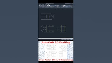 AutoCAD 2D Modeling #autocad #inventor #solidworks #cad #cadsoftware #draftingsoftware #autocad