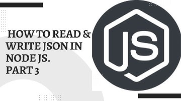 How To Read & Write JSON in Node.js. Use JSON as a database