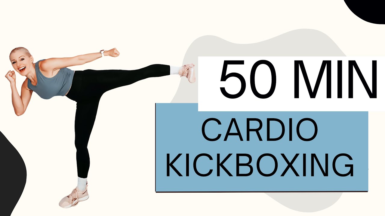 50-Minute Cardio Kickboxing Workout | High Energy Fat Burn