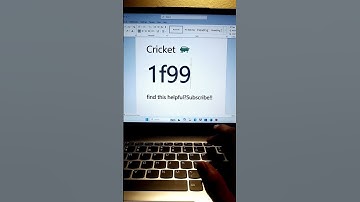 Cricket 🦗 icon in MS Word #2025 #computer #msword #microsoft #excel