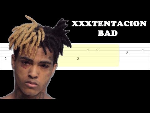 XXXTENTACION - BAD (Easy Guitar Tabs Tutorial)