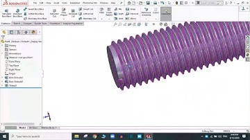 Solidworks Tutorial 6: Thread Feature in the Solidworks