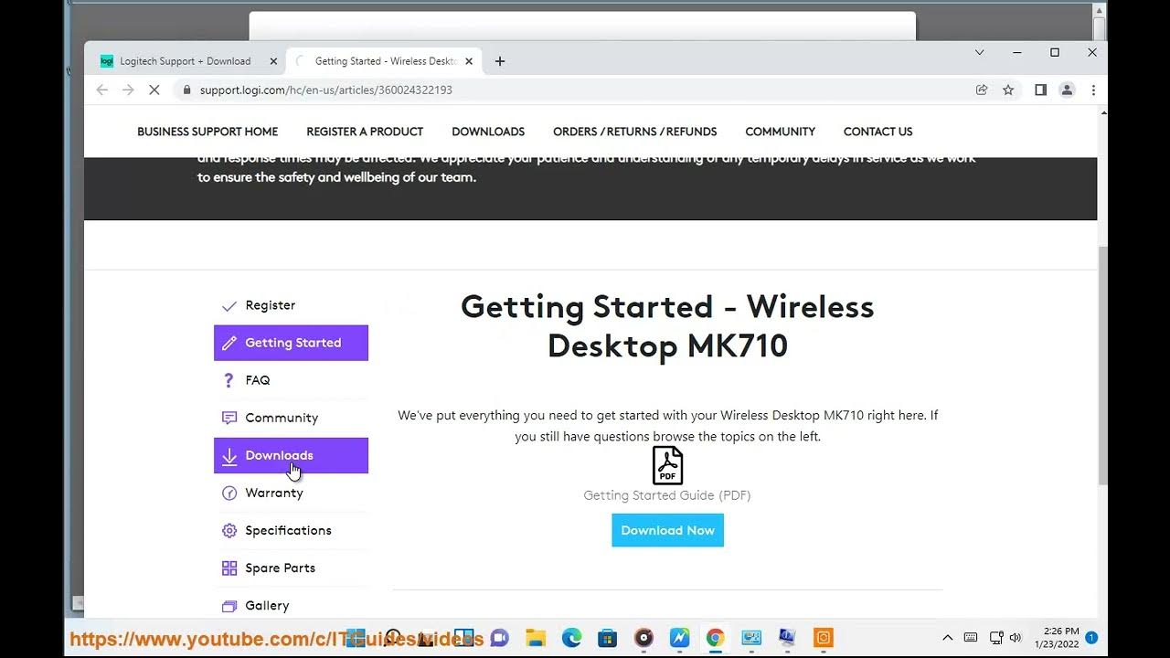 Download & Update Logitech MK710 Desktop Wireless Mouse & Keyboard