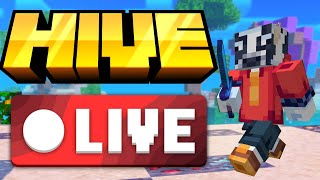 🔴Hive Live But I'm Not Late! (parties, 1v1, cs and tournaments)🔴