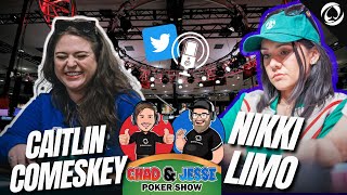 Catching Up With Some Aceholes | Caitlin Comeskey and Nikki Limo | Chad & Jesse Poker Show #5