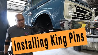 How to install King Pins ( 1966 Ford F100 )