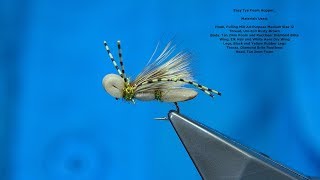 Tying an Easy Tye Foam Hopper/Cricket with Davie McPhail