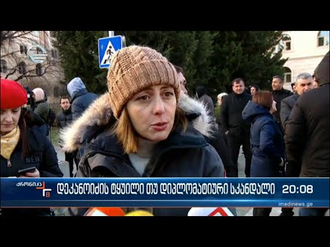 დეკანოიძის ტყუილი თუ დიპლომატიური სკანდალი