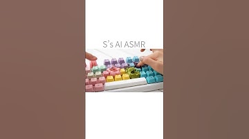 【ASMR】part8♡typing on a macaron-shaped keyboard #aiasmr#shorts #macaroons #asmr