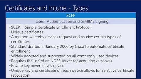 Microsoft Endpoint Manager  Intune   Configuration Profiles   Part  5   Working with Certificates