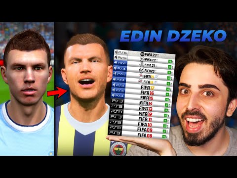 EDIN DZEKO ile TÜM FIFA OYUNLARINDA GOL ATTIM! // FIFA 08 - FIFA 23