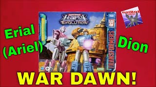 Transformers Legacy Evolution War Dawn Erial and Dion 2-Pack - GotBot True Review NUMBER 1076