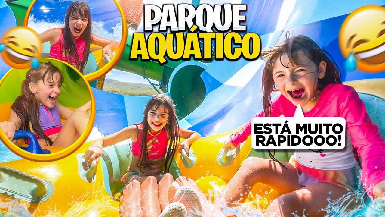 Rotina da manhã no parque aquático Beach Park  *Aventura em família