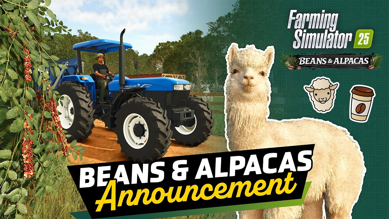 ファーミングシミュレーター 25』 大型拡張パック「Beans & Alpacas