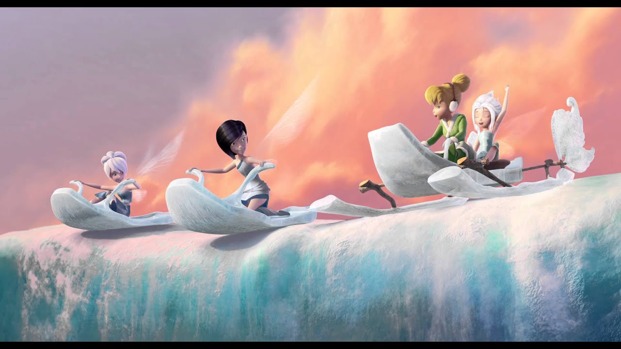 TINKER BELL Y EL SECRETO DE LAS HADAS - SLEDDING - YouTube