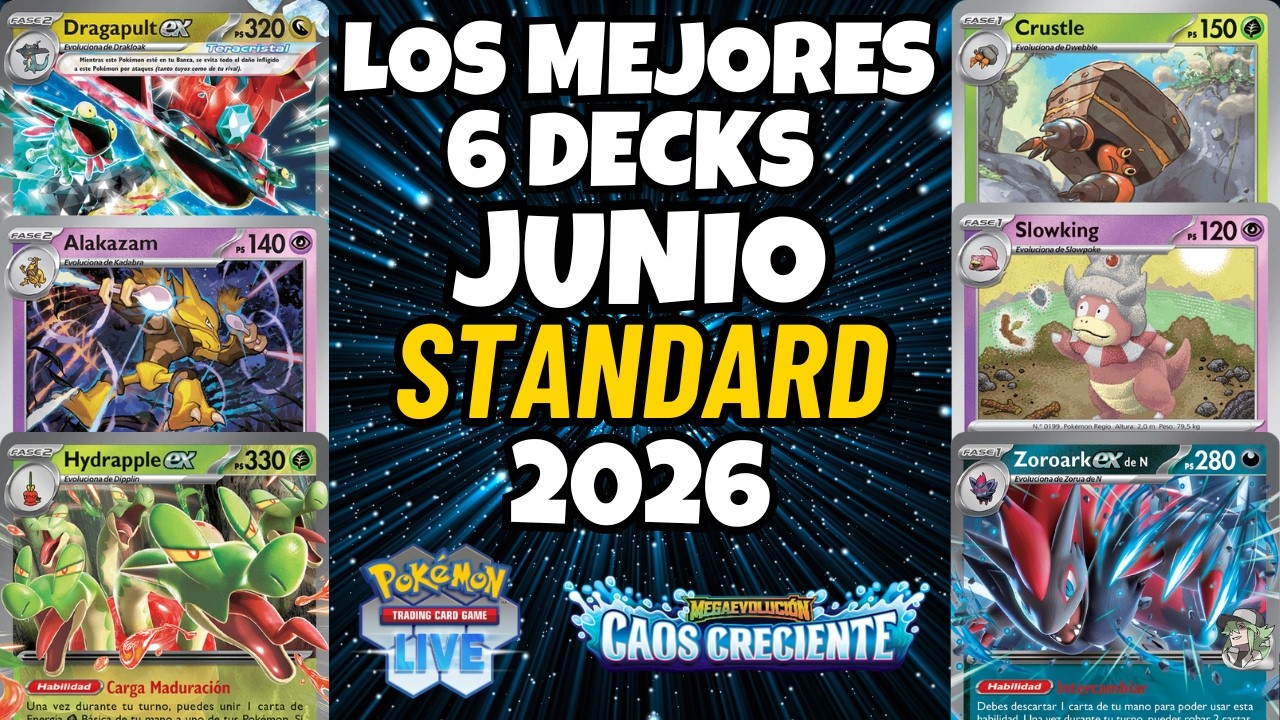 EARTHMIX SECRET CARD LOL 2026 6点 THE 6 BEST DECKS OF JUNE 2026 IN 12 MINUTES! [POKEMON TCG LIVE