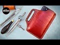 How to Make a Leather Phone Case | Phone Case belt loops | how it's made