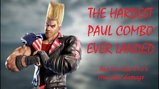 The hardest Paul combo EVER landed + it's max damage