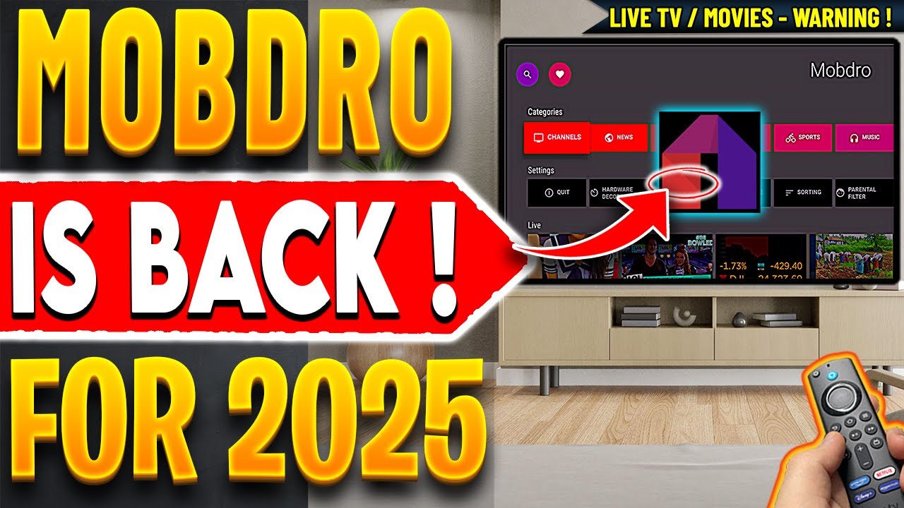 🔴 Brand NEW Mobdro For Your Firestick 2025 Update Warning ! 🔴 Brand NEW Mobdro For Your Firestick 2025 Update Warning !