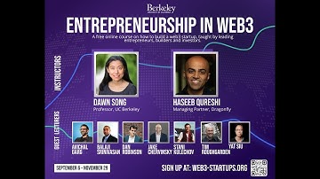 Entrepreneurship In Web3 Lec 1: Entrepreneurship 101