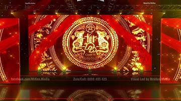 Visual Led Tết - Video Background Tết - Video Background Xuân - Vietnamese Lunar New Year