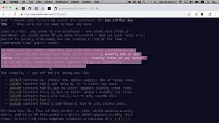Advent of Code 2018 Day 2: Inventory Management System