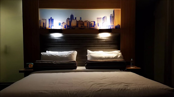 Aloft Charlotte Epicenter King Hotel Room Tour - Room 1017 - March 2017