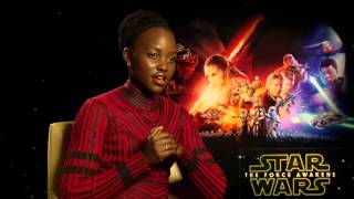 Lupita Nyong&#39;o Interview - Star Wars: The Force Awakens