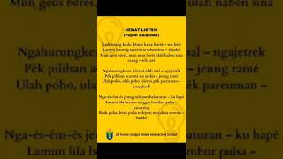 Download Lagu PUPUH BALAKBAK HEMAT LISTRIK MP3