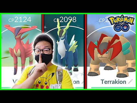 I Caught Shiny Virizion, Cobalion & Terrakion Before This Video Even Started - Pokemon GO