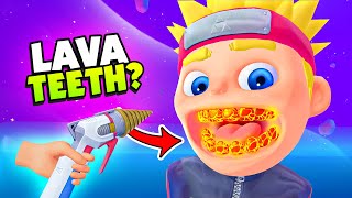I Gave a Human LAVA TEETH In VR!  (VR Dentist Sim)