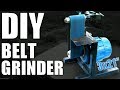 Homemade Belt Grinder made from Trash DIY