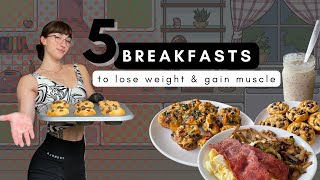5 BREAKFASTS FOR WEIGHTLOSS  Lean Muscle Meals