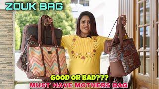 ZOUK MOTHERS BAG REVIEW LATEST MALAYALAM / #zoukbags