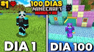 SOBREVIVÍ 100 Días en Minecraft Survival Hardcore y esto fue lo que PASÓ..