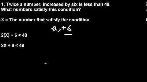 [MATH] How to solve word problems with inequalities | TutorialRegion