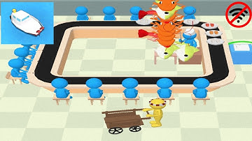 🦐 SUSHI FISHING 🍣 [SUSHI RESTO AND CATCH FISH GAMES ANDROID] GAMEPLAY WALKTROUGH #1