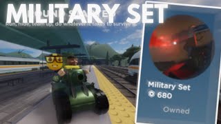 Evade MILITARY Set showcase | Roblox Evade