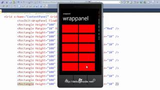 How to work with WrapPanel in Windows Phone 7.mp4