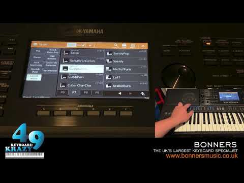 Yamaha PSR SX920 Keyboard Latin World Styles Part 3 3 