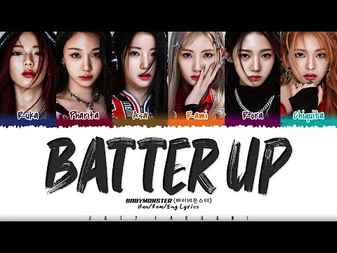 BABYMONSTER (베이비몬스터) -  'BATTER UP' Lyrics [Color Coded_Han_Rom_Eng]