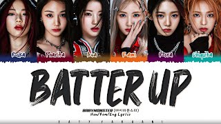 BABYMONSTER (베이비몬스터) -  'BATTER UP' Lyrics [Color Coded_Han_Rom_Eng]